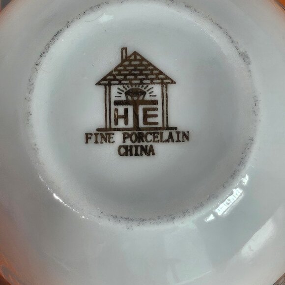 MCM, Hani Trading Company Japan, White Porcelain and Platinum. Sake-Cawa Cups - Picture 7 of 12